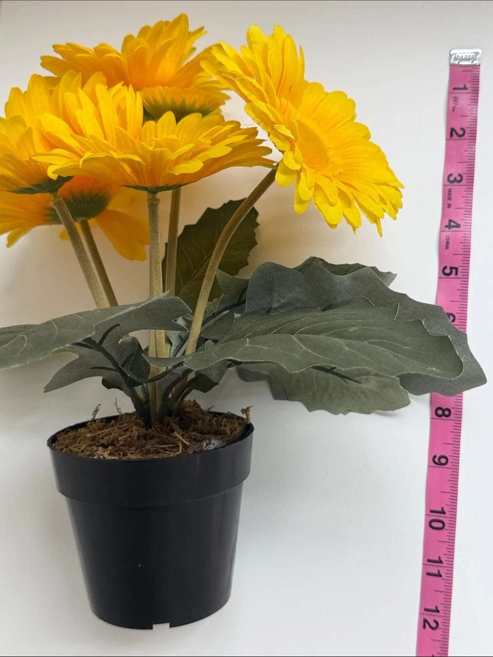 Yellow Faux Sunflower Potted Accent - Home Accents Faux Florals